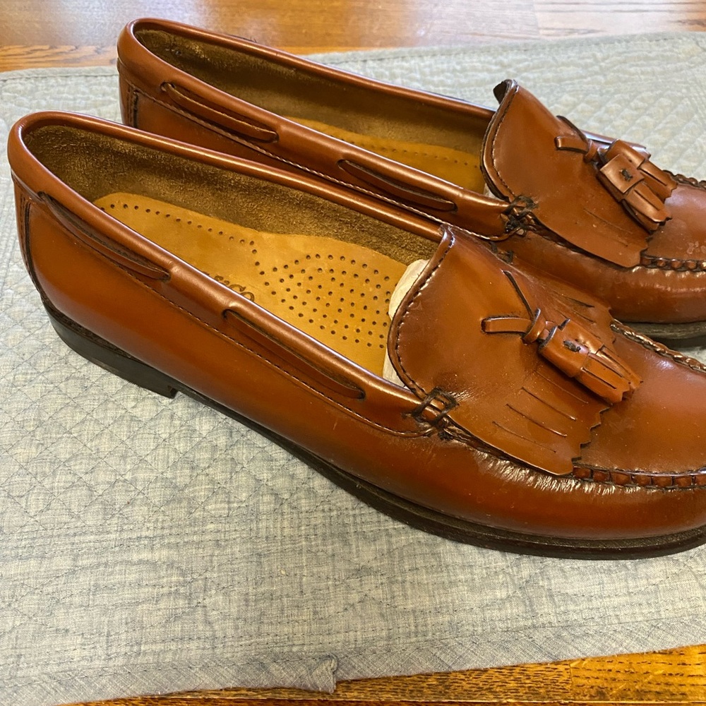 Classic Brown Leather Loafers